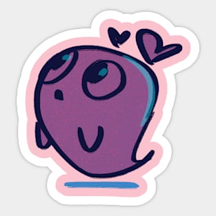 Ghost in love Sticker